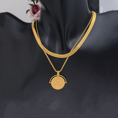 Golden Sun Necklace - view 3