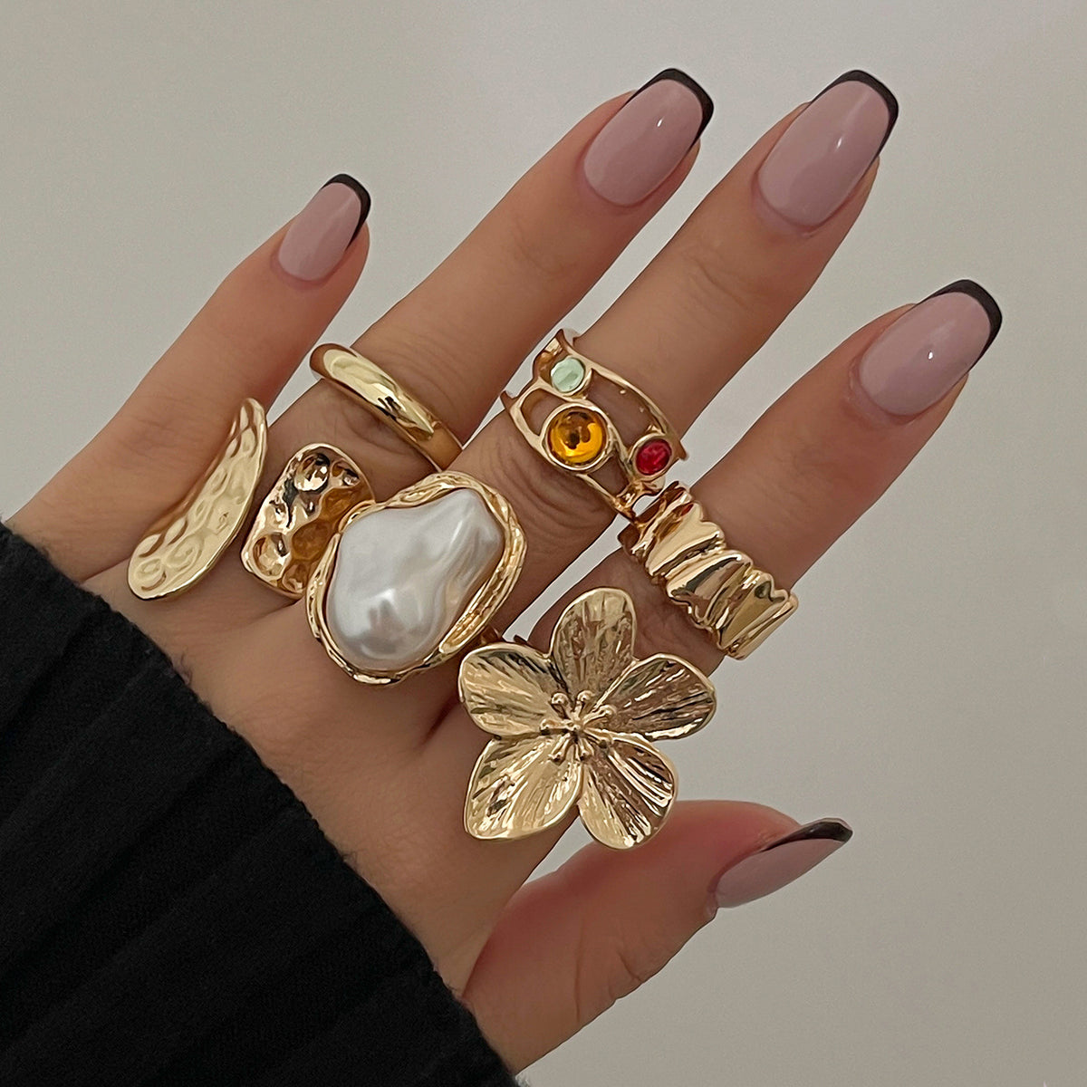 Sculptural Bloom Ring - view 2
