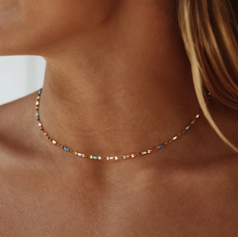 Rainbow Dainty Choker - view 4