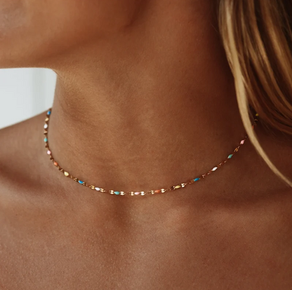 Rainbow Dainty Choker - view 4