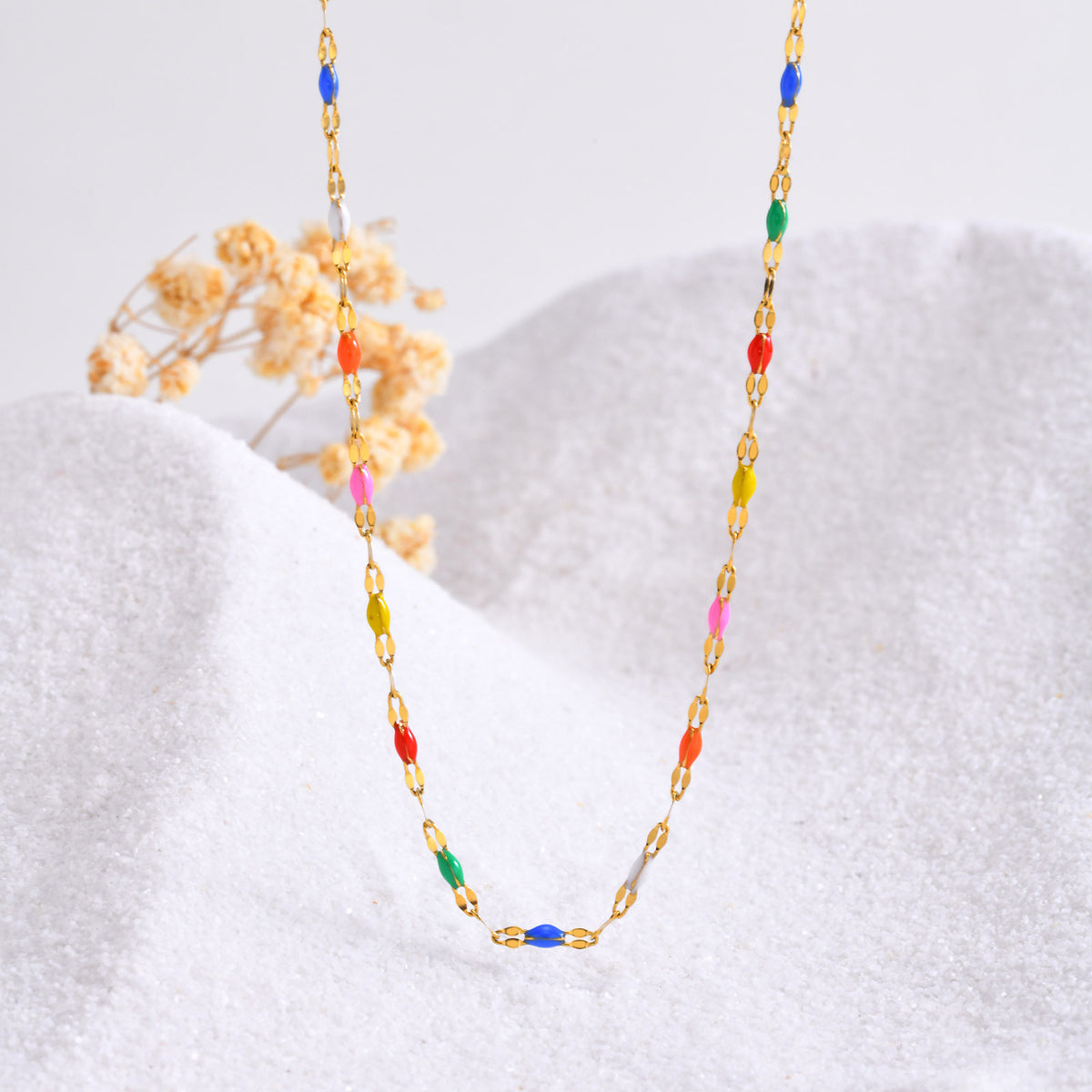Rainbow Dainty Choker