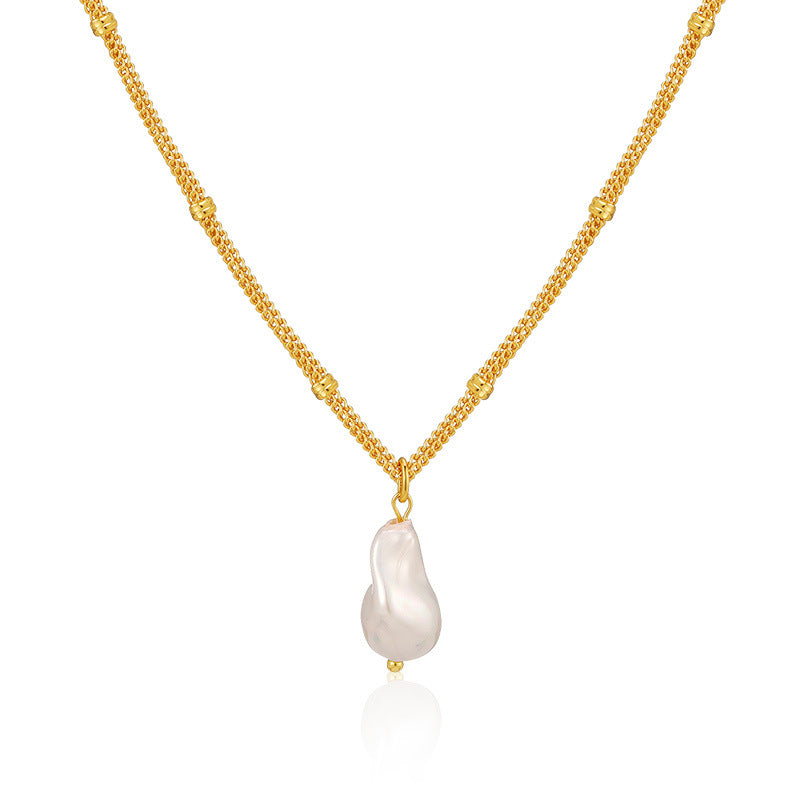 Baroque Pearl Pendant - view 4