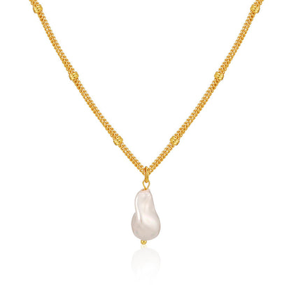 Baroque Pearl Pendant - view 4