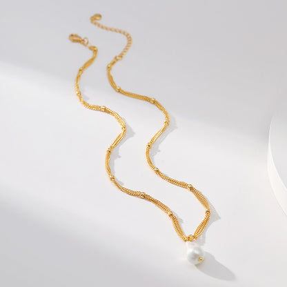 Baroque Pearl Pendant - view 3